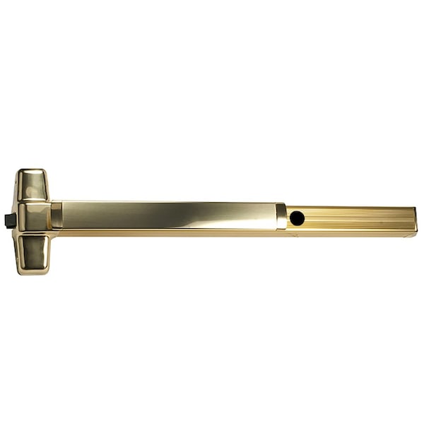 Grade 1 Rim Exit Bar, Wide Stile Pushpad, 36-in Device, Exit Only, Less Trim, Cylinder Dogging, Brig